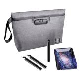 Free Boy Odor Proof Bag with Combination Lock,Smell Proof Container Storage and Travel,Tray,Ziplock Bag - Retail: $24