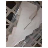 5 Pcs Christmas Table Decorations Indoor, 3D Honeycomb Paper Christmas Trees, Light Up Vintage Table Centerpieces for Christmas Winter Wonderland Holiday Party Weddings Home Decor, 8/10/12 Inch - Reta