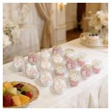 NPLUX 100 Pack Individual Cupcake Containers Plastic Cupcake Boxes Cupcake Holders Stackable Deep Dome Cupcake Carrier - Retail: $18