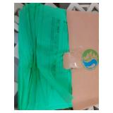 GREENER WALKER 100% Compostable Trash Bags with Tie Handles, 1.6 Gallon-150Bags, Food Scrap Kitchen Waste Bags with EN13432 Certified - Retail: $13