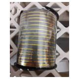 TONIFUL Curling Ribbon-Black Gold Balloon Curling Ribbons-250 Yards Balloon String for DIY Decor,Gift Wrapping,Ribbons and Bows for Christmas New Year Birthday Gifts Halloween Graduation Supplies - Re