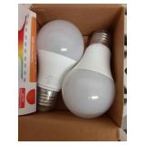 Neporal 3W 625nm Red Light Bulbs for Sleep, 100% Blue Light Blocking Bulb, Red Light Night Light for Melatonin Promoting, A19 40W Equivalent Dim Light Bulbs for Bedroom, Baby Nursery,2 Pack - Retail: 