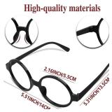 SCARF AND GLASSES ONLY CHRIMISS Wizard Costume Accessories Set Novelty Scarf Wizard Wand Glasses with Round Frame No Lenses Tattoos for Kids Birthday Party Cosplay Costume Accessories Halloween Party 