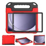 YIHE Kids Case for Samsung Galaxy Tab A11 Plus 2025 & A9 Plus 2023 11 Inch, Shockproof Handle Stand Cover with Built-in Screen Protector, Red&Black - Retail: $18
