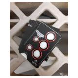 Rayorcon Camera Lens Protector for Samsung Galaxy S25 Ultra, Tempered Glass Lens Protector Aluminum Alloy Ring Camera Cover Fits for Samsung Galaxy S25 Ultra Red - Retail: $7