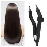 Hair Extensions Tool, Temperature Change Professional Even Heating Heat Iron Connector Easy To Clean Stylish For Hair Salon (US Plug) - Retail: $29