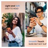 FireNova Magnetic for iPhone 17 Case, Compatible with MagSafe, [Integrated Silicone Camera Control Button] [Camera Protection] Anti-Scratch Microfiber Lining Phone Case, 6.3\", Orange - Retail: $15