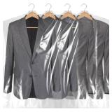 BEISHIDA 25PCS 35.5 Inch Plastic Garment Bag-Plastic Clear Dry Cleaner Laundry Bags for Clothes Cover Hanging Clothes Storage for Coat Suit Shirt Jacket Skirt - Retail: $10