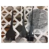 MOONMINI Hair Dye Color Brush and Bowl Set, Color Bowl Brushes Tool Mixing Bowl Kit Tint Comb for Hair Tint Dying Coloring Applicator (Black) - Retail: $5