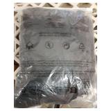 Gunaniti Black Dress Up Costume for Girls Birthday Party Halloween Cosplay Outfit with Accessories 3-12Y (6-7 Years, Black) - Retail: $26