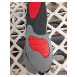 CRUVHEAL Work Orthotic Insoles - Anti Fatigue Medium Arch Support Shoe Insert Men Women - Plantar Fasciitis Flat Feet - Relieve Foot Pain - Work Boot Insoles Standing All Day (L, Blue) - Retail: $30