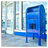 BINLINHONGO 7 Inch Large Number Stickers, 8 Sheets Self-Adhesive Vinyl Number Sticker Decals for Mailbox, Bulletins Boards, Home and Outdoors, Black - Retail: $7