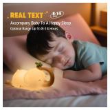 MAGOHMT Silicone Elephant Night Light for Kids - 3-Level Dimmable & Rechargeable LED Lamp, Touch Control Soft Animal Light for Nursery, Baby Room Decor, No Charging Chord  - Retail: $17