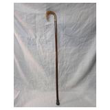Wooden Walking Cane with Tan Handle