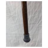Wooden Walking Cane with Tan Handle