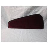 Burgundy and Black pistol soft case