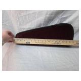 Burgundy and Black pistol soft case