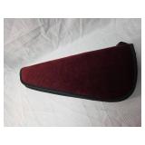 Burgundy and Black pistol soft case