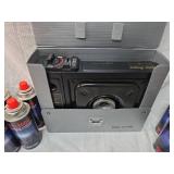 Brand new Portable Gas Range with lot of cans of Butane