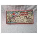 1950s Cowboy Roundup Board Game by Parker Brothers