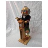 Steinbach German Wooden Clockmaker Nutcracker