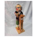 Steinbach German Wooden Clockmaker Nutcracker