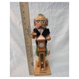 Steinbach German Wooden Clockmaker Nutcracker