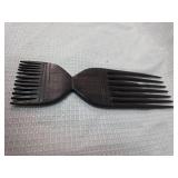 African Wooden Hair Pick