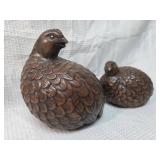 Quail Bird Figurine