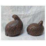 Quail Bird Figurine