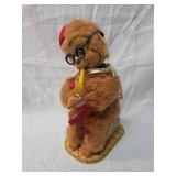 1950s Musical Bear Wind-Up Toy