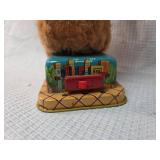 1950s Musical Bear Wind-Up Toy