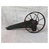 Vintage metal Toy Cannon Cart
