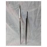 Lot of 2 original WWII German army officer dagger blades by FW Holler