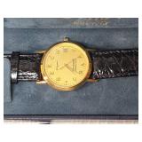 Cyma Gold Plated Swiss Watch with Original Box