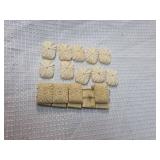 Hand Carved Bone Bead Components