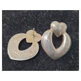 Heart Hoop Earrings
