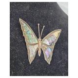 Vintage Hecho Mexico 925 Silver Brooch