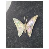 Vintage Hecho Mexico 925 Silver Brooch