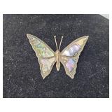 Vintage Hecho Mexico 925 Silver Brooch