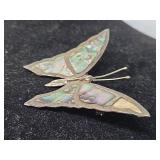 Vintage Hecho Mexico 925 Silver Brooch