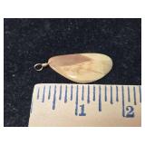 Fossilized Walrus Ivory Pendant