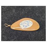 Fossilized Walrus Ivory Pendant