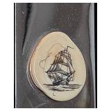 Sailing Ship Money Clip