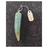 Agate Horn Crystal Pendant