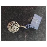 Sterling Silver Floral Filigree Pendant