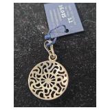 Sterling Silver Floral Filigree Pendant