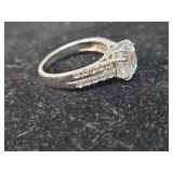 925 silver Solitaire Ring Size 7