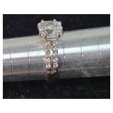 925 silver Solitaire Ring Size 7