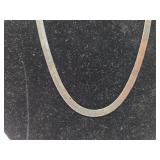 925 Silver Herringbone Chain Necklace